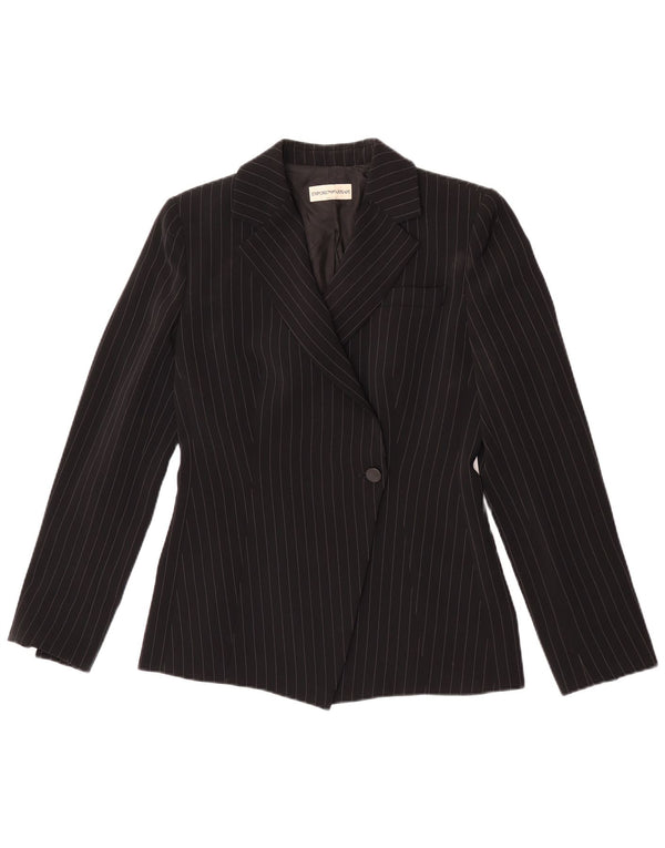 Emporio Armani ženski sako sa 1 gumbom UK 8 male crne pruge