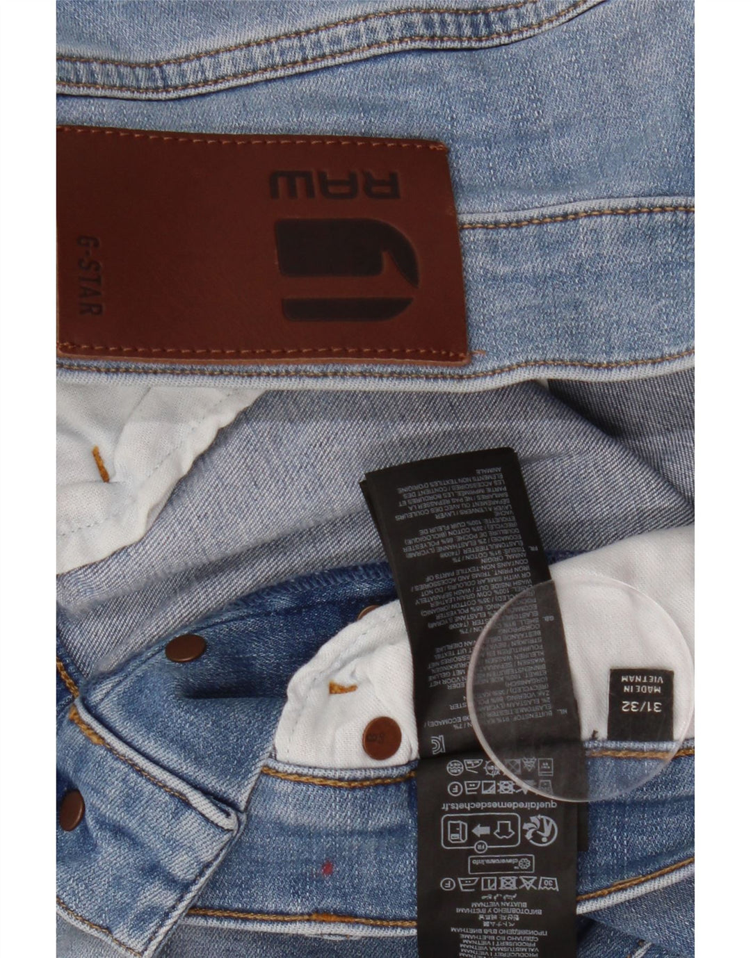 G-STAR Muške 3301 uske traperice W31 L32 Plavi pamuk