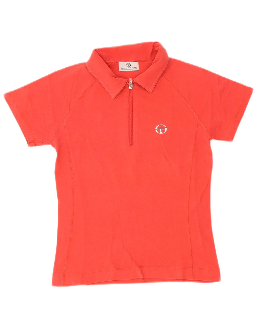 Sergio Tacchini ženska polo majica UK 12 Srednje crveni pamuk