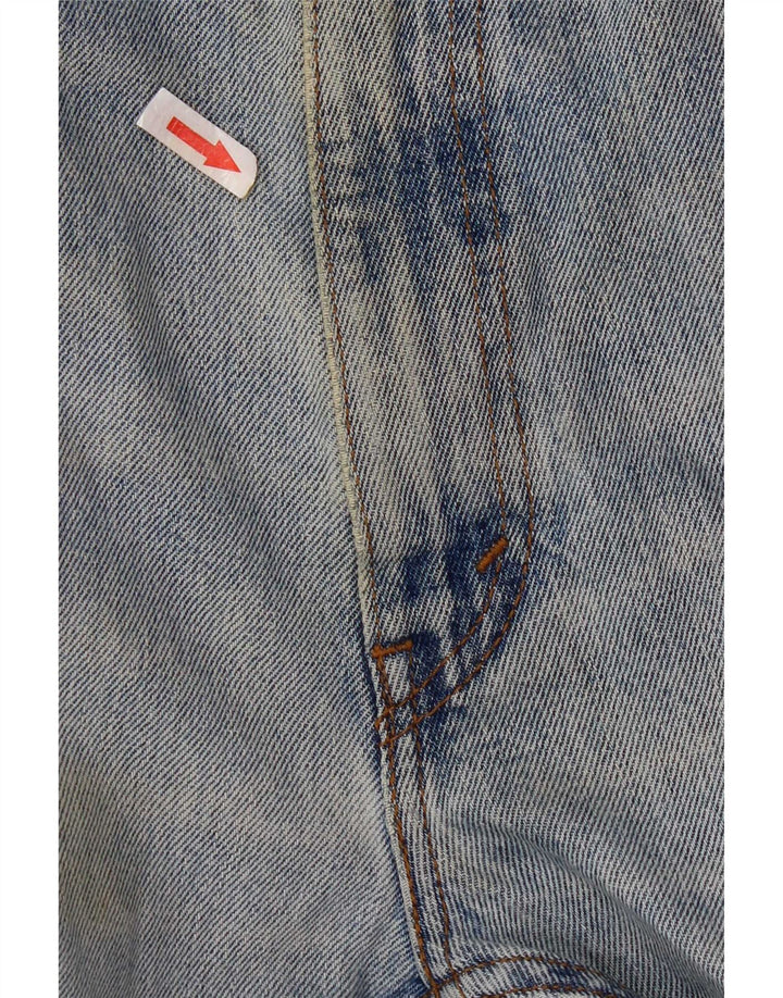 Levi's muške 505 ravne traperice s oštećenjem W34 L28, plavi pamuk