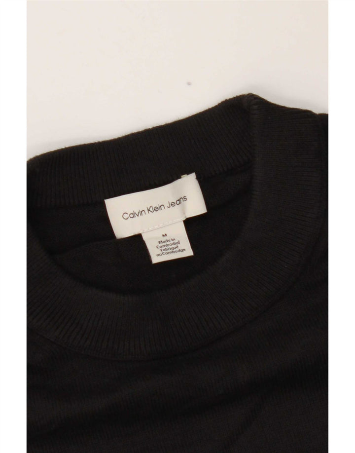 Calvin Klein Jeans muški džemper s okruglim izrezom srednje crne boje