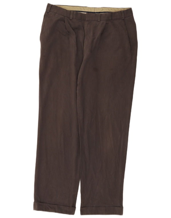 Marks & Spencer muške St. Michael ravne chino hlače W36 L31 sive
