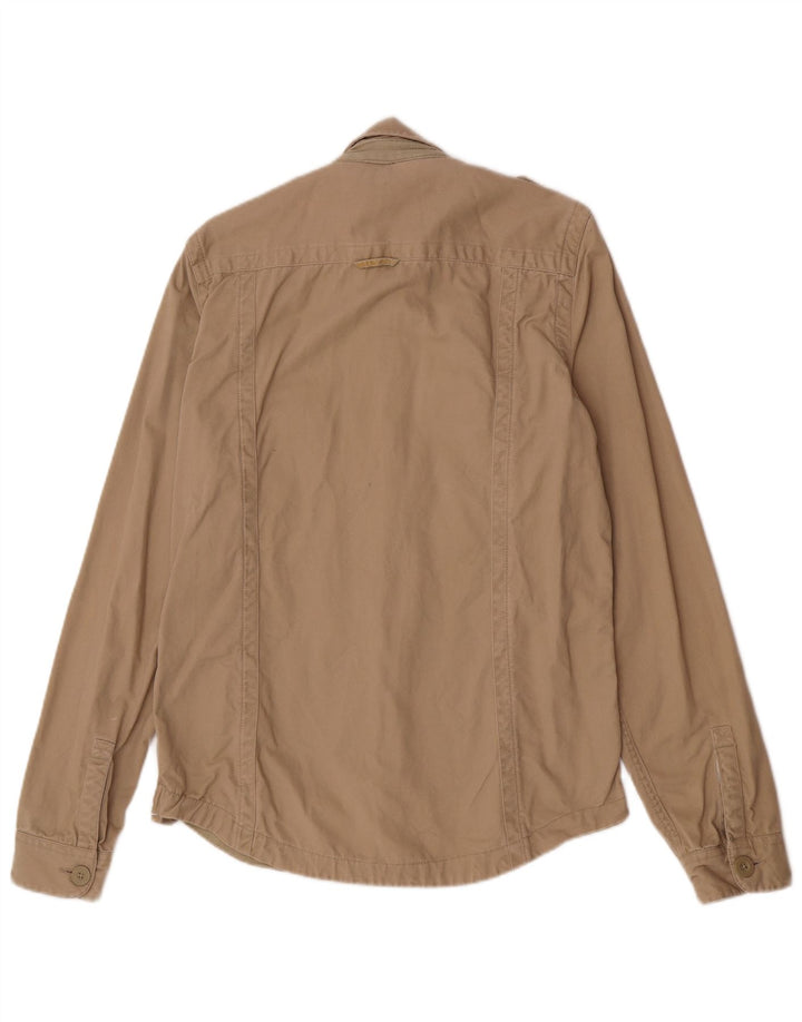 Superdry muška vojna majica velika bež pamuk