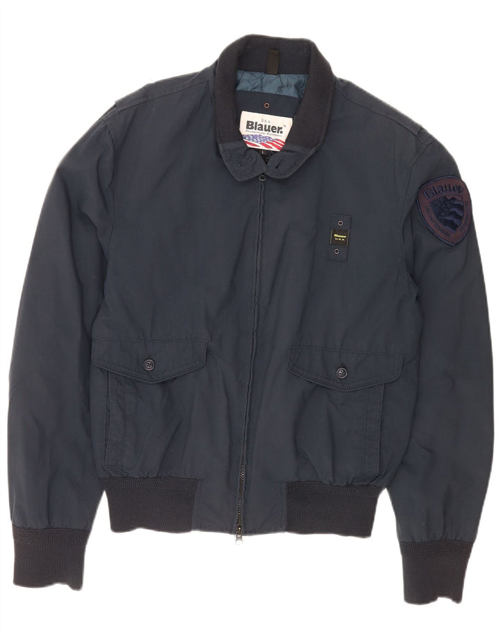 Blauer muška bomber jakna UK 40 Large tamnoplavi najlon