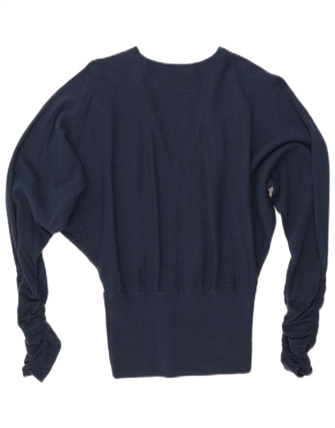 REISS Ženski džemper s V-izrezom s krilima šišmiša UK 6 XS Mornarsko plava vunena