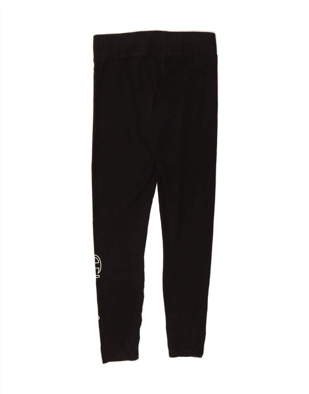 CHAMPION Womens Graphic Leggings UK 12 Medium Black Cotton Vintage Champion and Second-Hand Champion from Messina Hembry 
