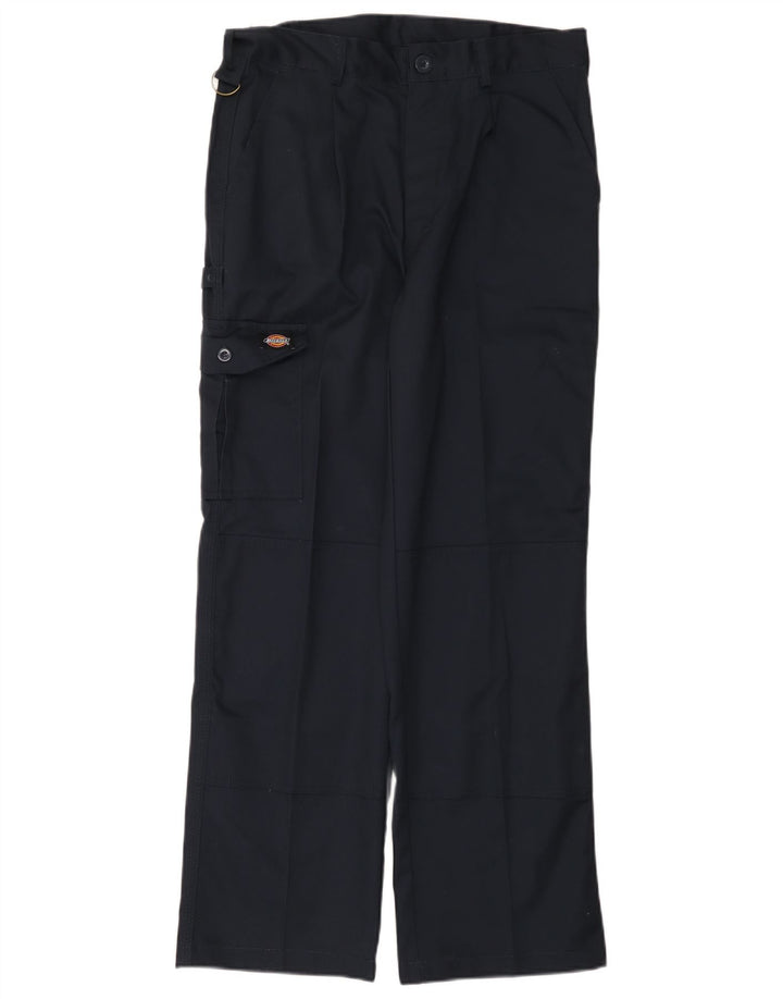 Dickies muške ravne kargo hlače W32 L30 tamnoplavi poliester