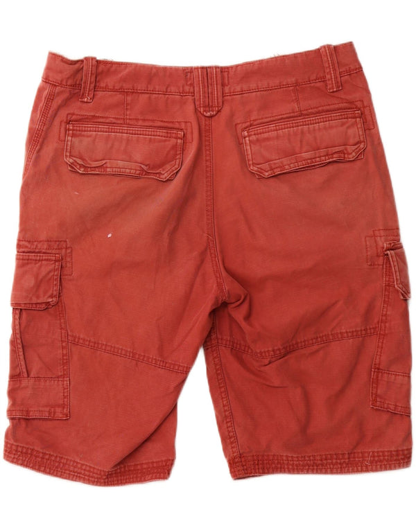 FAT FACE Muške kargo kratke hlače W36 Veliki crveni pamuk