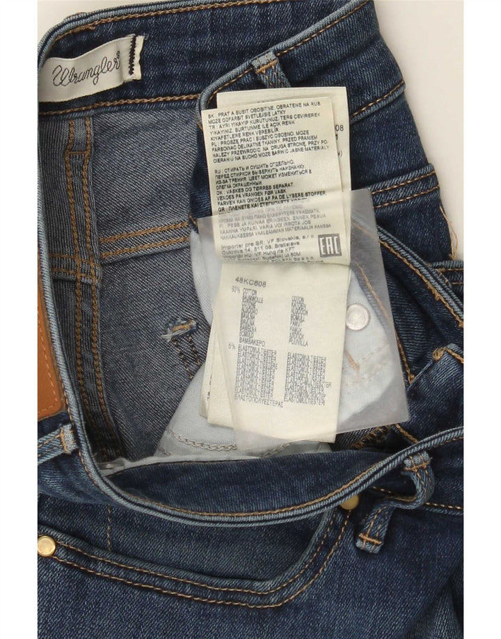 Wrangler ženske uske traperice W26 L32 plavi pamuk