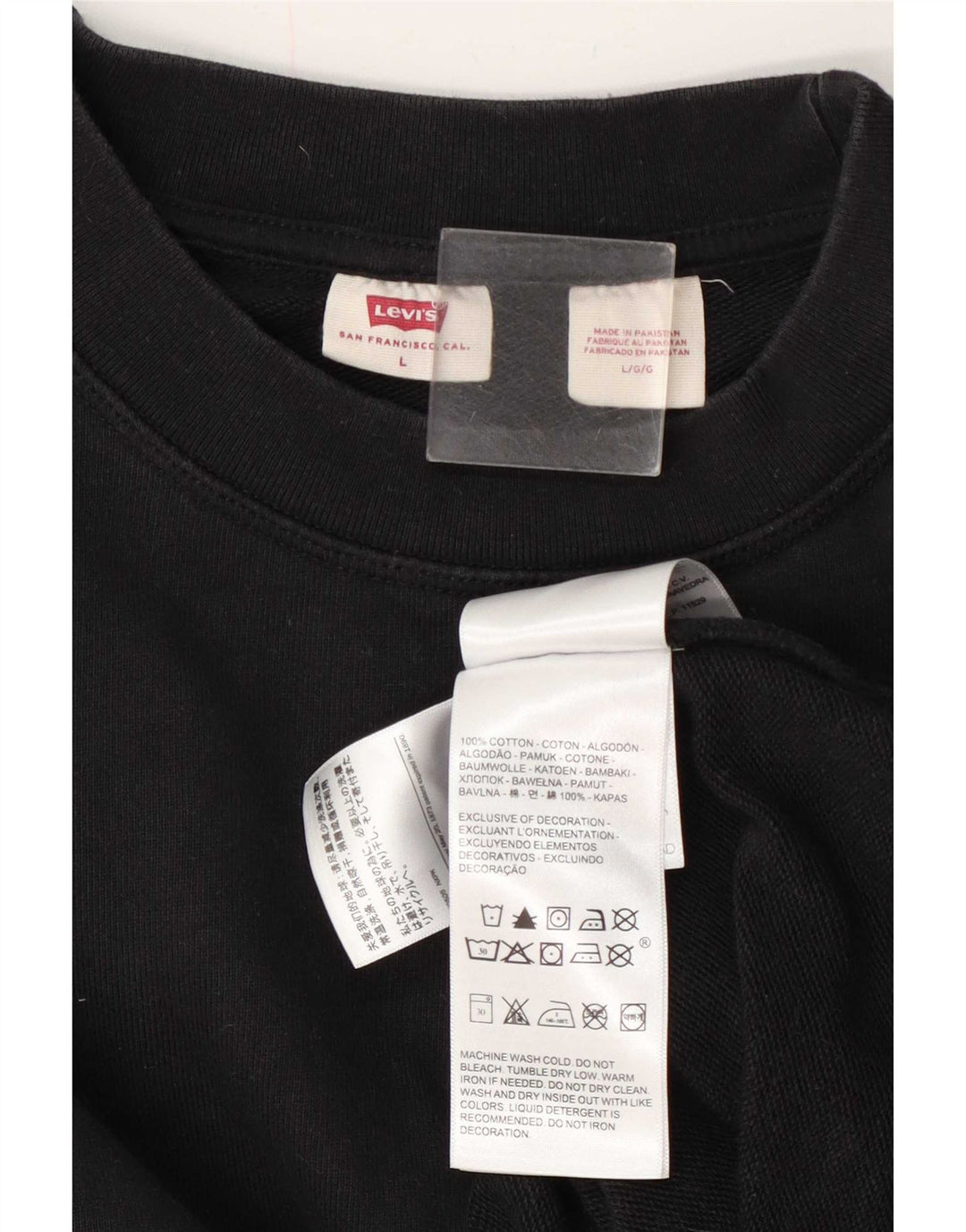 Levi's muška trenirka veliki crni pamuk