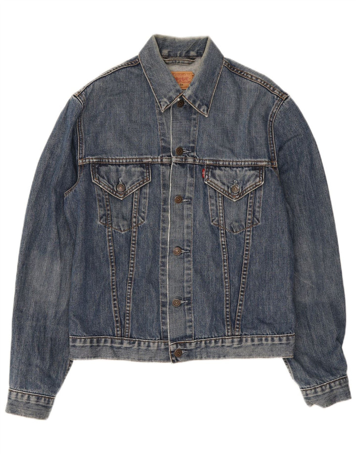 Levi's ženska traper jakna UK 14 Large Blue Cotton