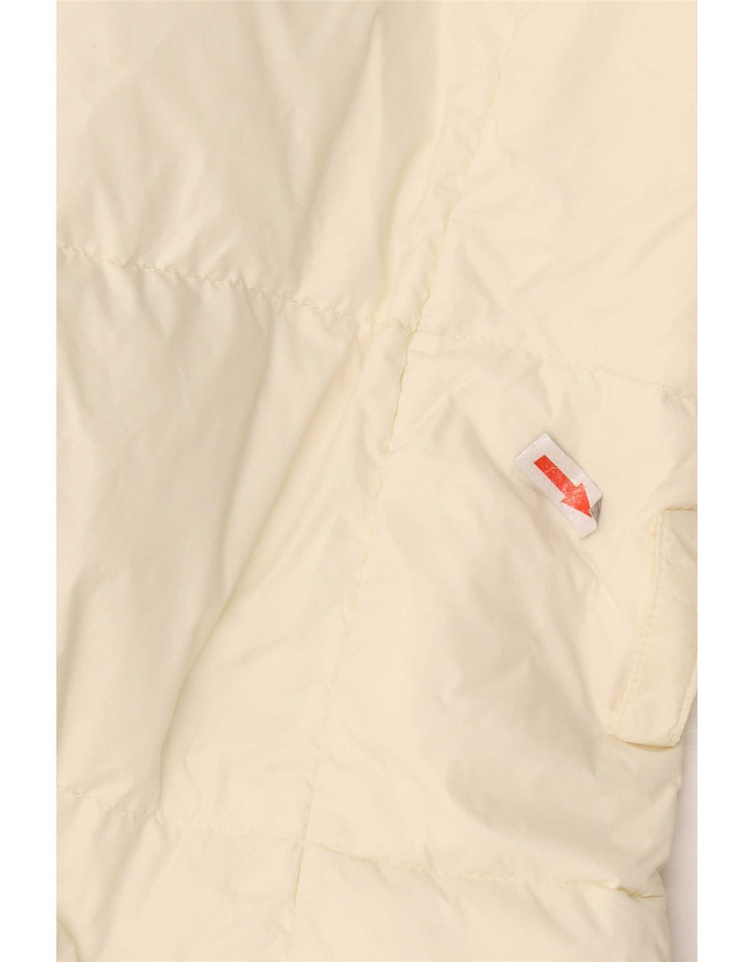 Ženski podstavljeni kaput Ralph Lauren UK 14 srednje bijele boje od najlona