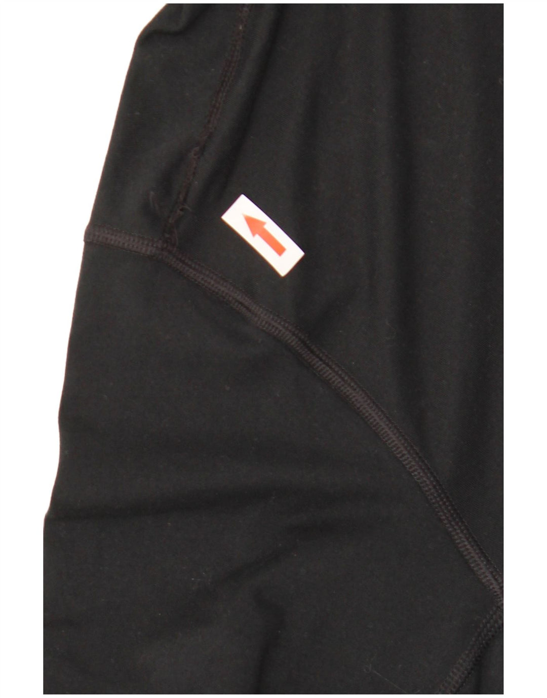 Nike Dri Fit majica s izrezom i srednjim gornjim dijelom trenirke od crnog poliestera