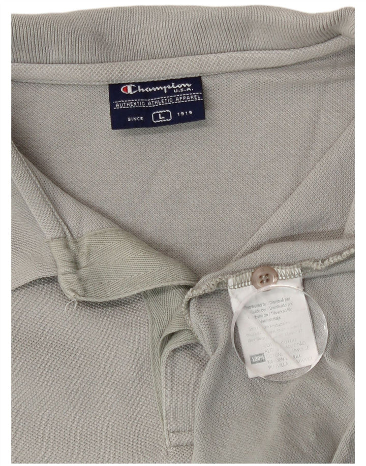 Champion muška polo majica veliki sivi pamuk