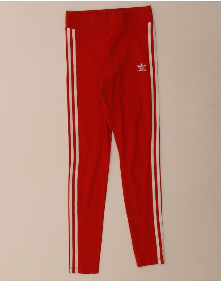 Adidas ženske tajice UK 10 male crvene pamučne