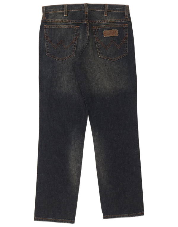 Wrangler muške rastezljive ravne traperice Texas W32 L30 tamnoplave