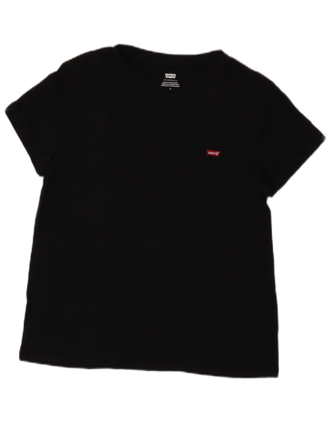 LEVI'S ženska majica kratkih rukava UK 12 srednje crni pamuk