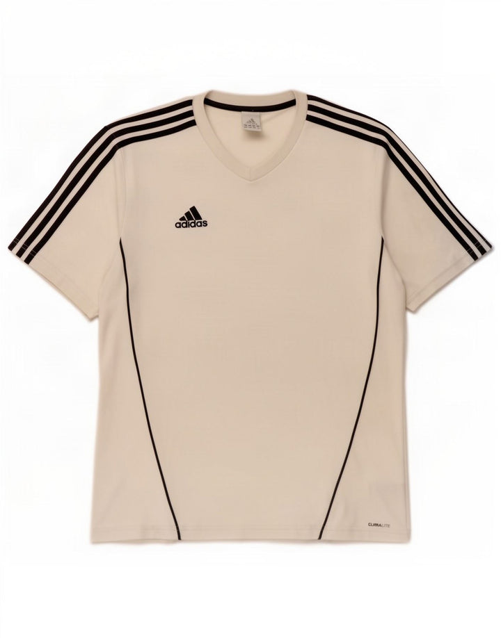 Adidas muška majica Climalite, veliki bijeli poliester