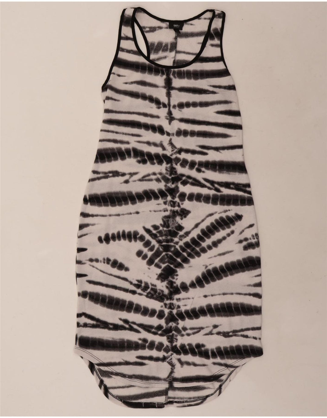 MOSSIMO ženska haljina bez rukava T-shirt UK 12 srednje bijele boje na kravatu