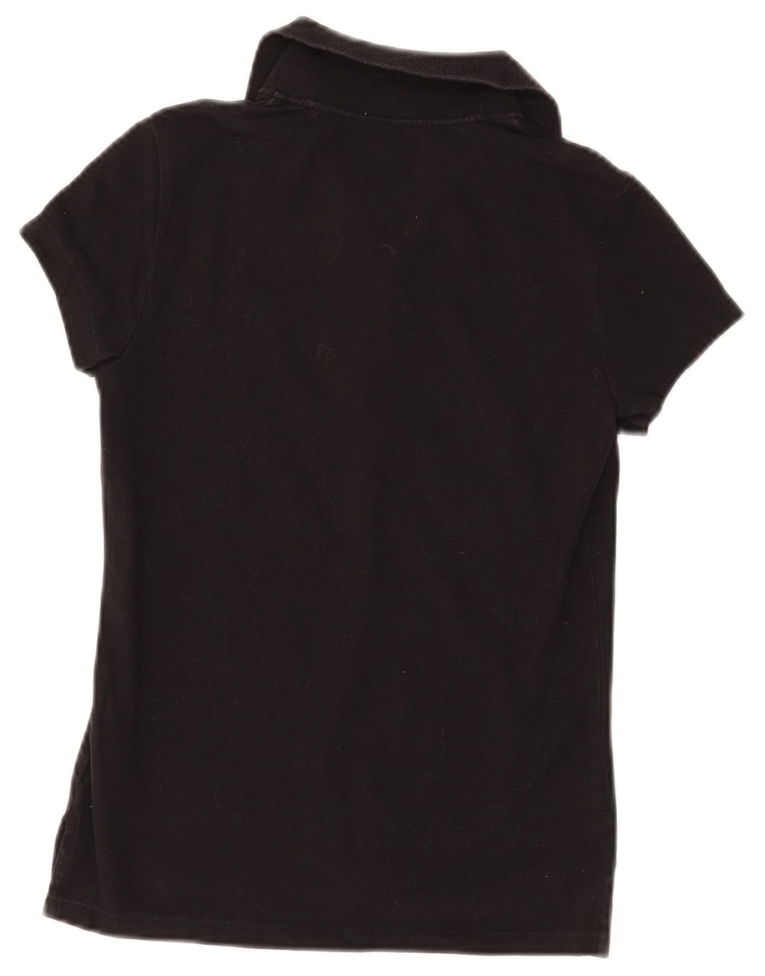 TOMMY HILFIGER Ženska polo majica UK 8 Mala crna pamuk