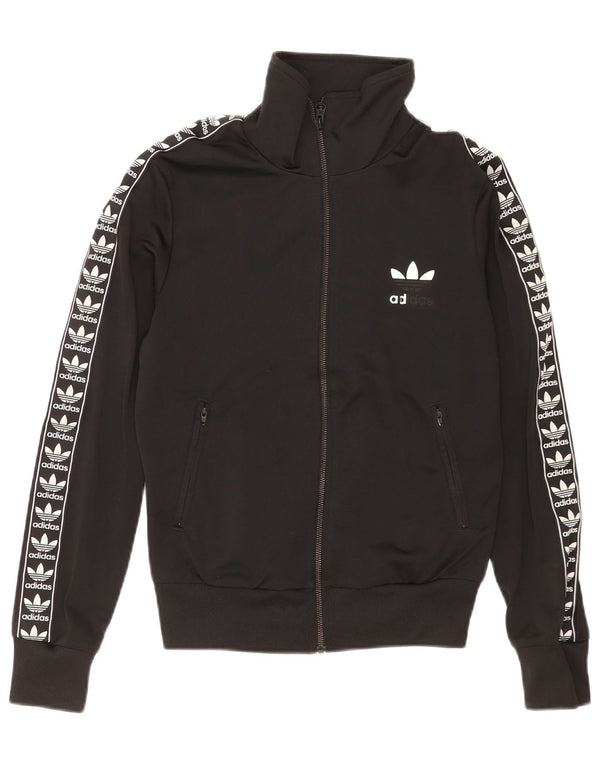 Adidas ženska gornja jakna s grafičkim motivima UK 10 Small Black Sports