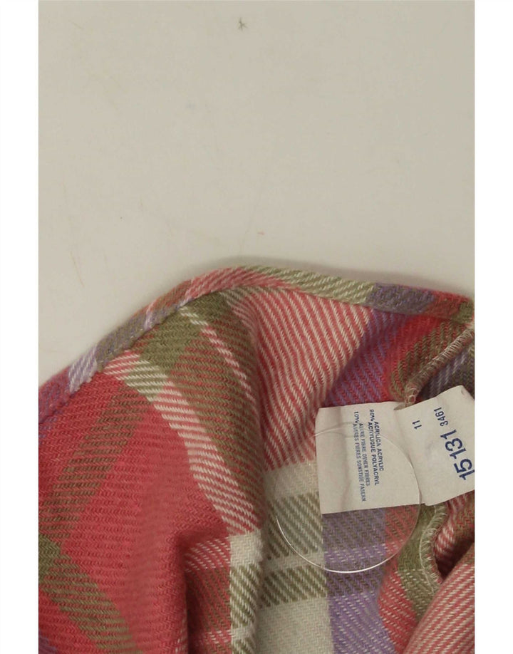 Vintage muška flanelska majica velikog ružičastog kariranog akrila