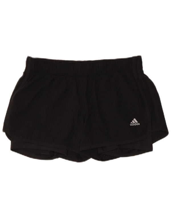 Adidas ženske sportske kratke hlače Climalite UK 14 Srednji crni poliester