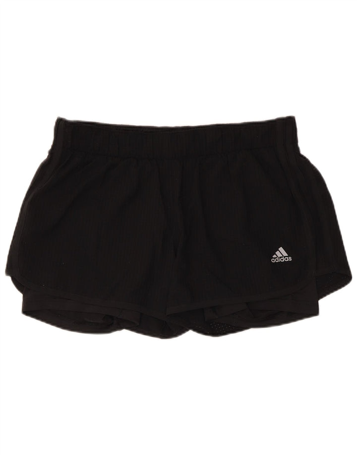 Adidas ženske sportske kratke hlače Climalite UK 14 Srednji crni poliester