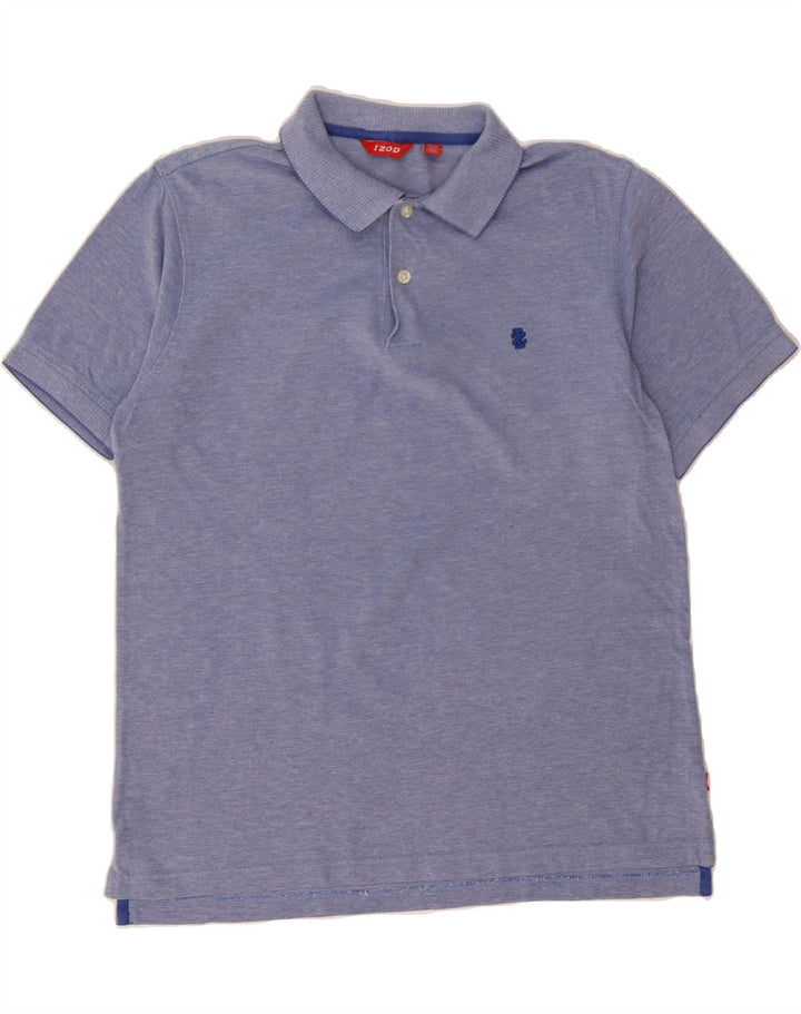 IZOD Mens Polo Shirt Medium Blue Cotton Vintage Izod and Second-Hand Izod from Messina Hembry 