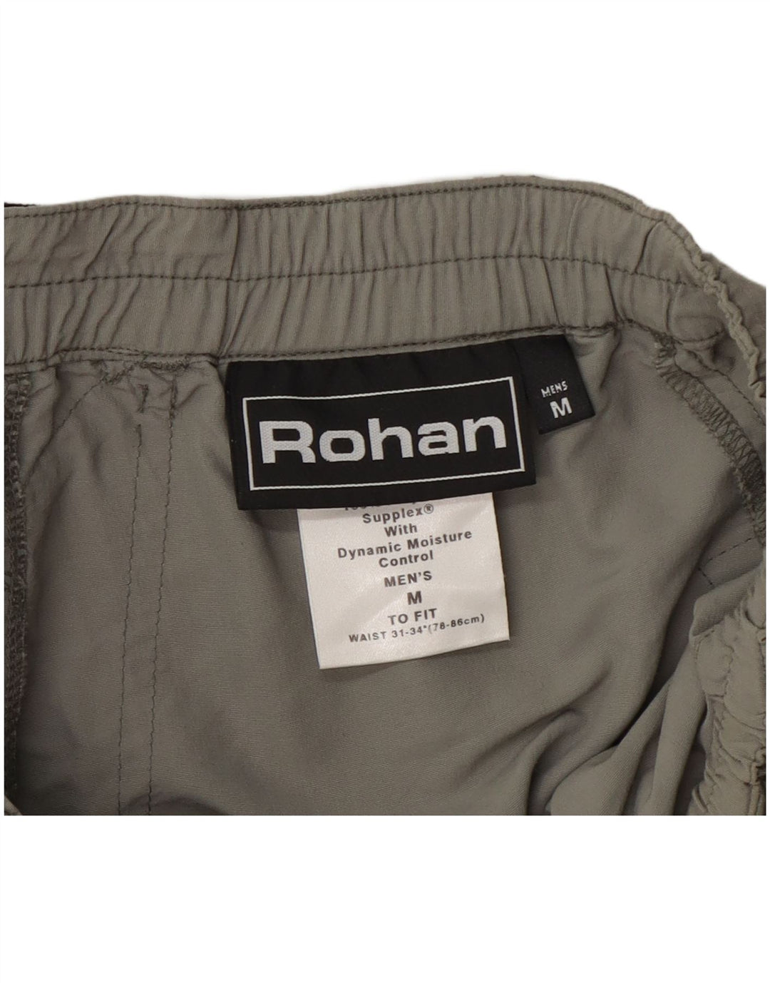 Rohan Mens Straight Cargo Waterproof Trousers Medium W32 L29 Khaki