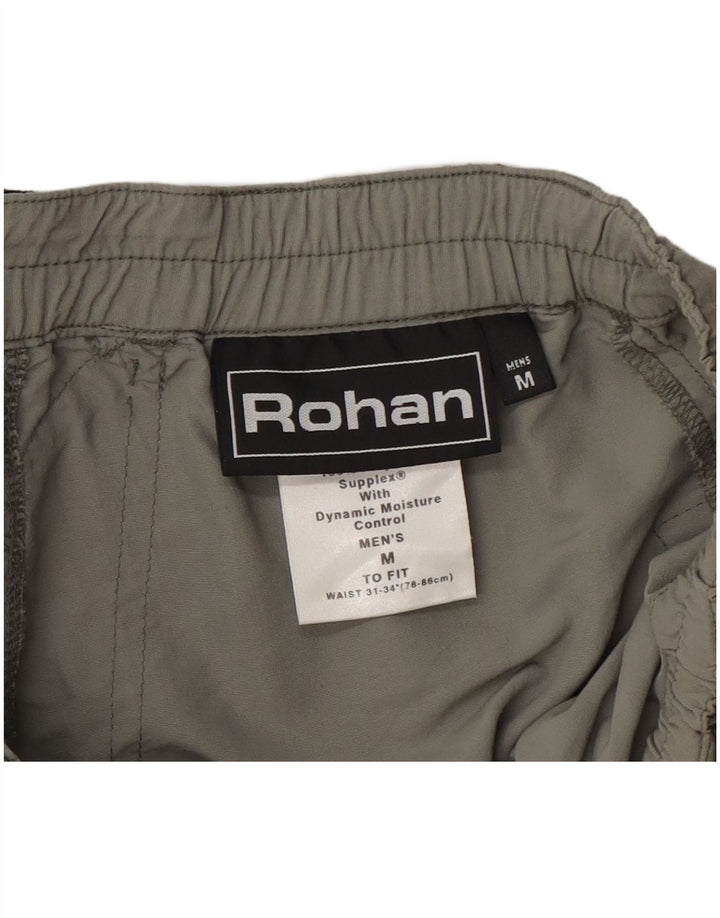Rohan Mens Straight Cargo Waterproof Trousers Medium W32 L29 Khaki