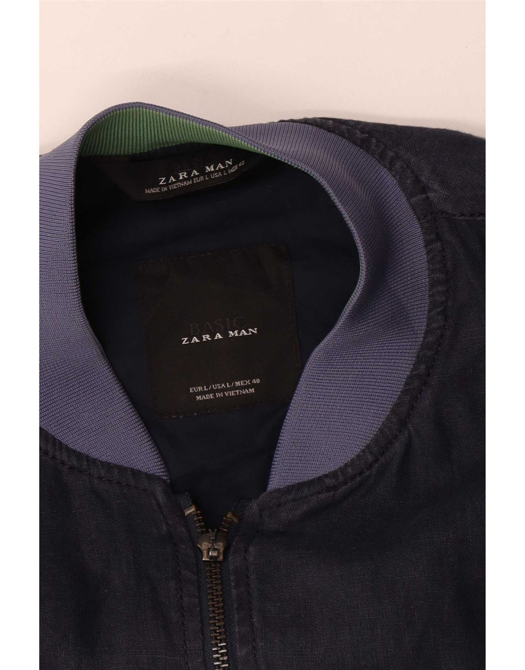 Zara muška bomber jakna UK 40 Large tamnoplava