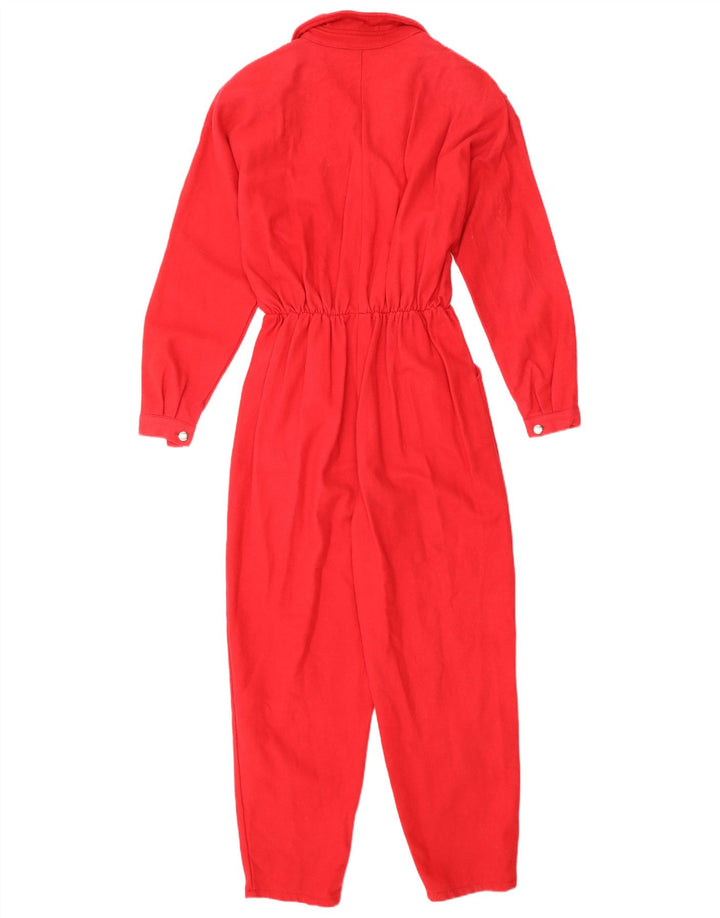 Vintage ženski kombinezon UK 12 Medium Red