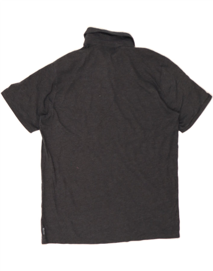 HURLEY Mens Polo Shirt Large Grey Vintage Hurley and Second-Hand Hurley from Messina Hembry 