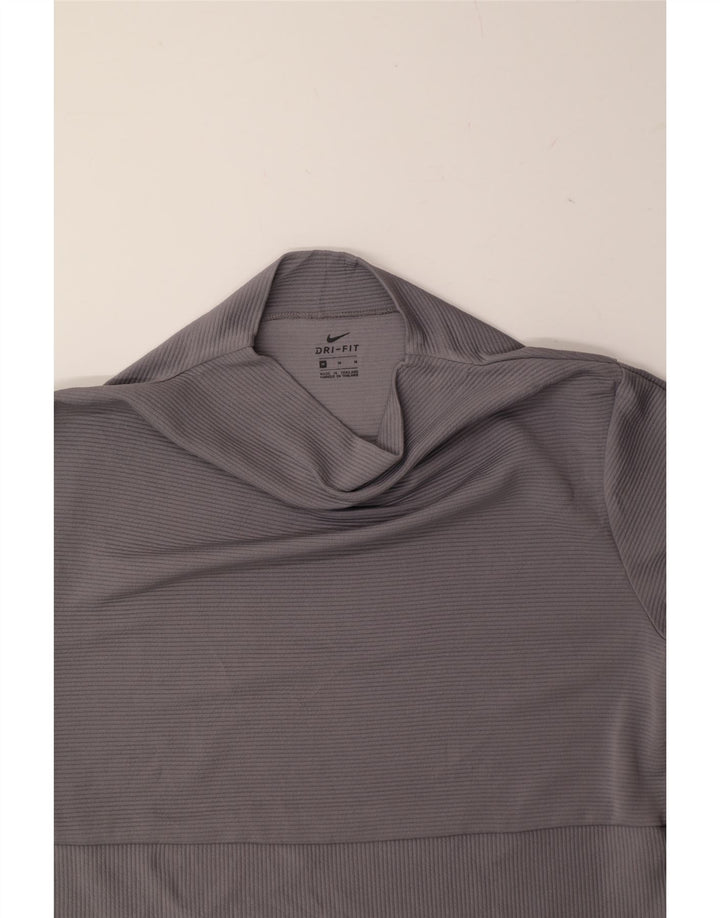 NIKE Womens Sweatshirt Jumper UK 14 Medium Grey Polyester Vintage Nike and Second-Hand Nike from Messina Hembry 