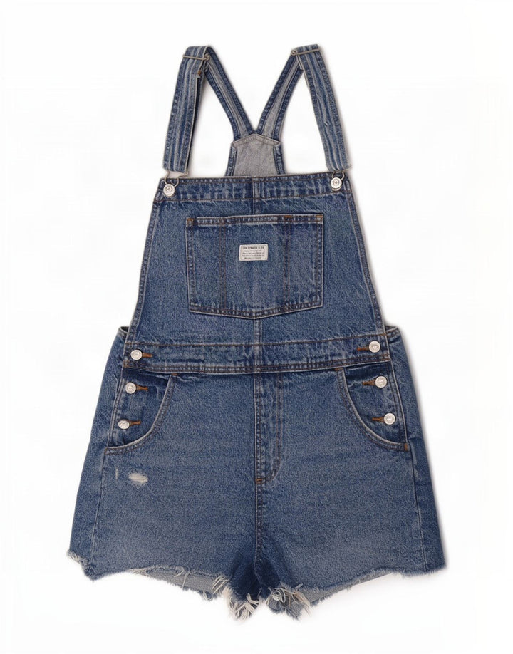 Levi's Ženske kratke hlače Dungarees srednje veličine W32, plavi pamuk