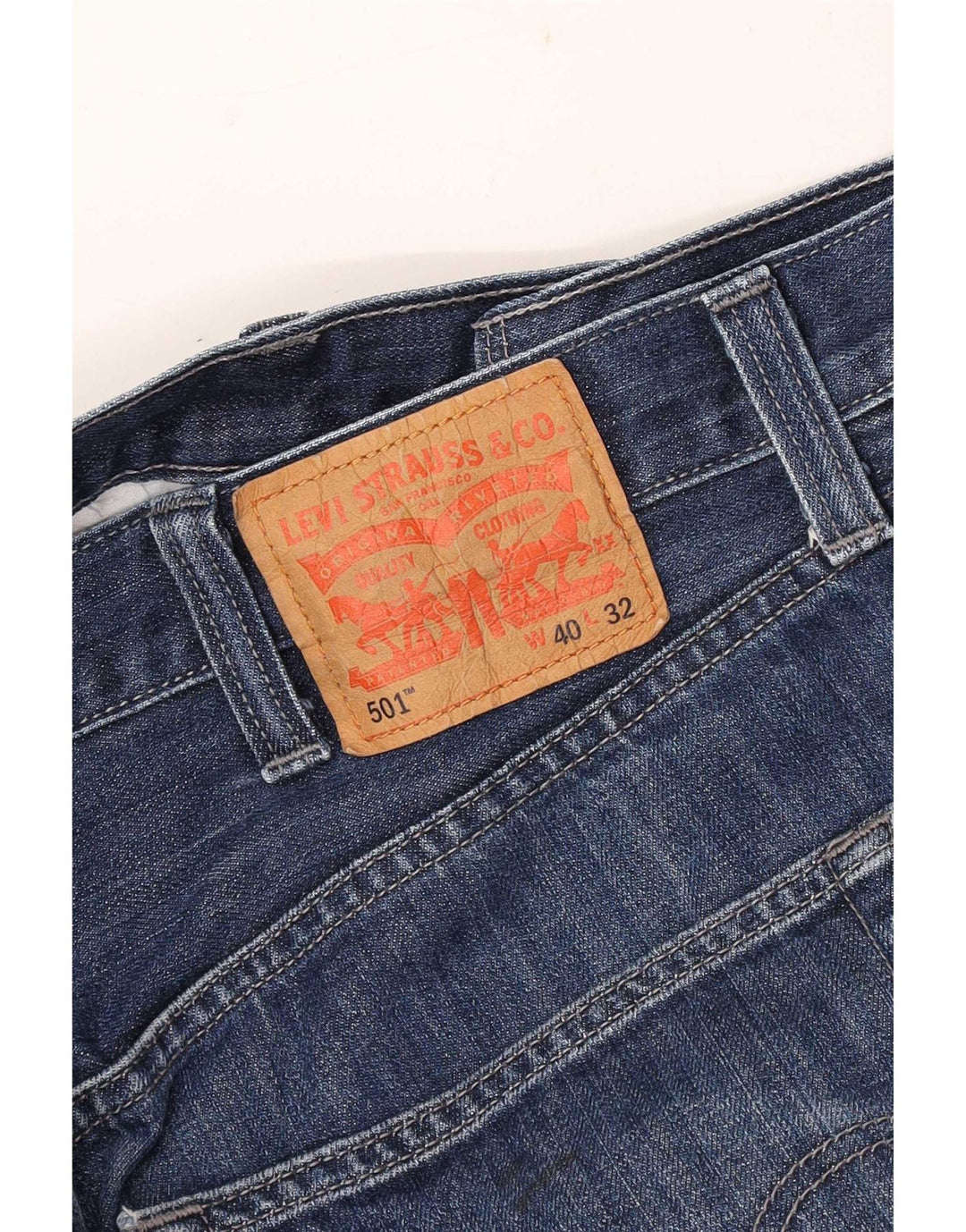 Levi's muške ravne traperice W40 L32 Blue Classic
