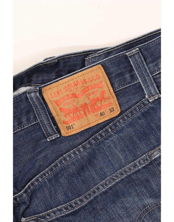Levi's muške ravne traperice W40 L32 Blue Classic