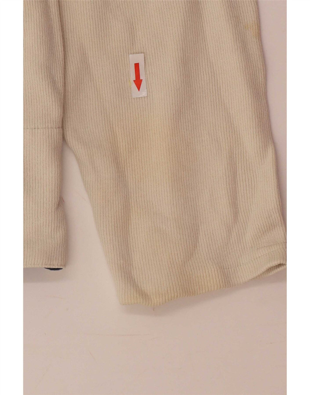 Sergio Tacchini muška majica s izrezom i dugim rukavima, srednje bež pamuk