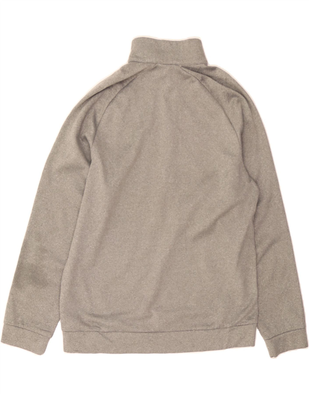 NIKE Mens Dri Fit Zip Neck Sweatshirt Jumper Medium Grey Polyester Vintage Nike and Second-Hand Nike from Messina Hembry 