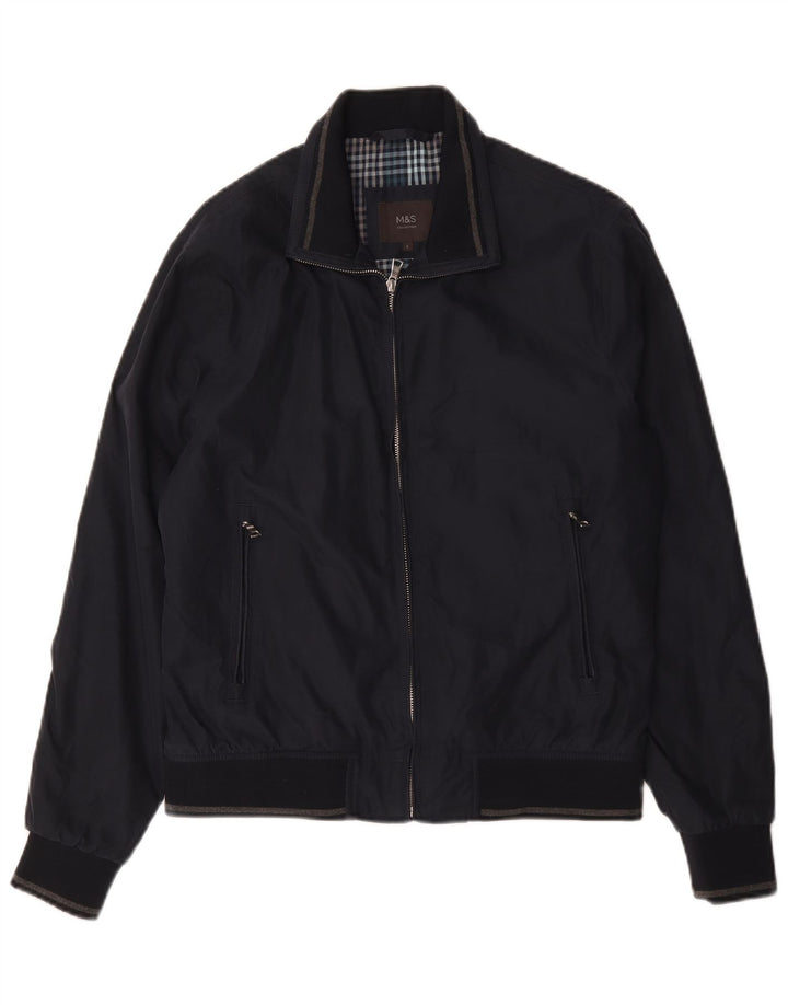 Marks & Spencer muška bomber jakna UK 36 mala tamnoplava poliester
