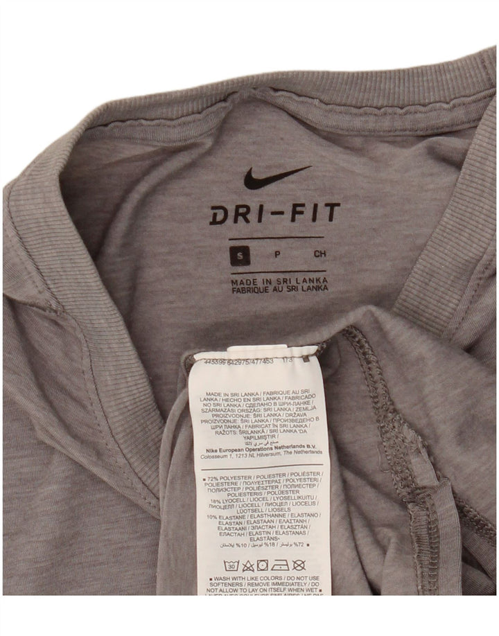 Nike Ženski Dri Fit Vest Top UK 10 Mali sivi poliester