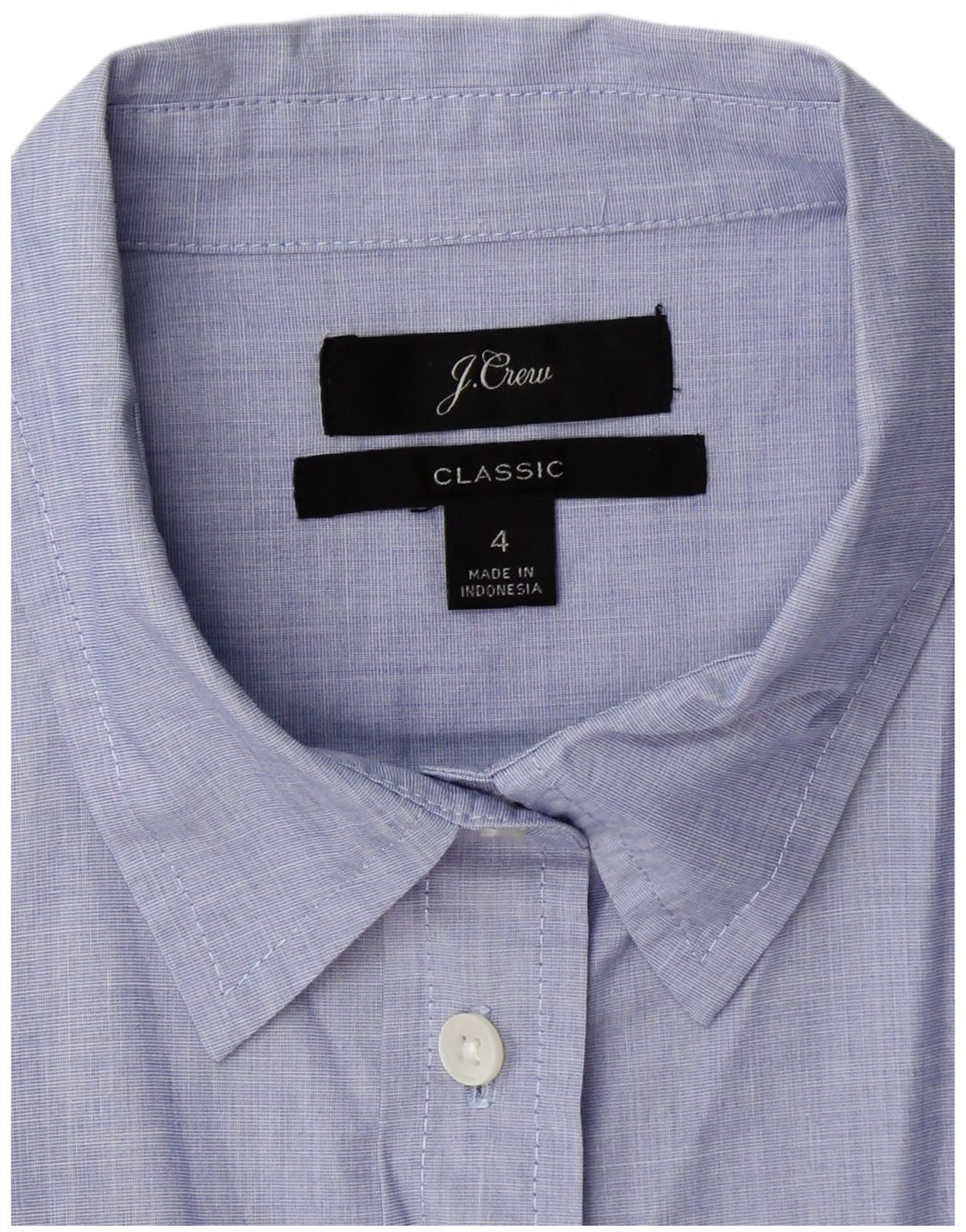 J. CREW Ženska klasična klasična košulja US 4 Small Blue Cotton