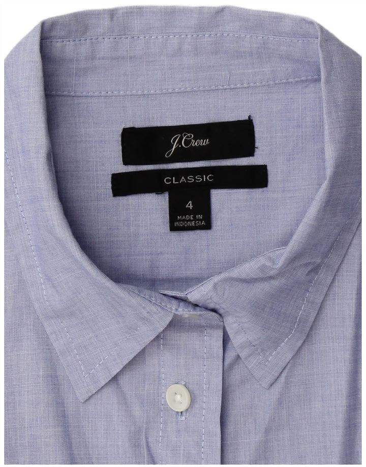 J. CREW Ženska klasična klasična košulja US 4 Small Blue Cotton