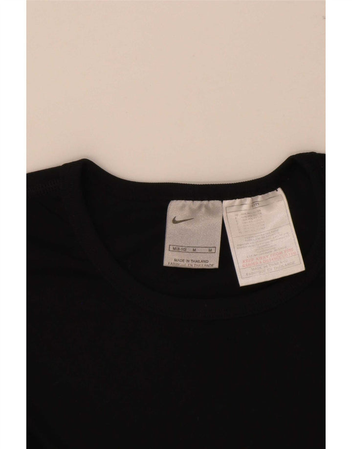 Nike ženska majica kratkih rukava US 8/10 srednji crni poliester