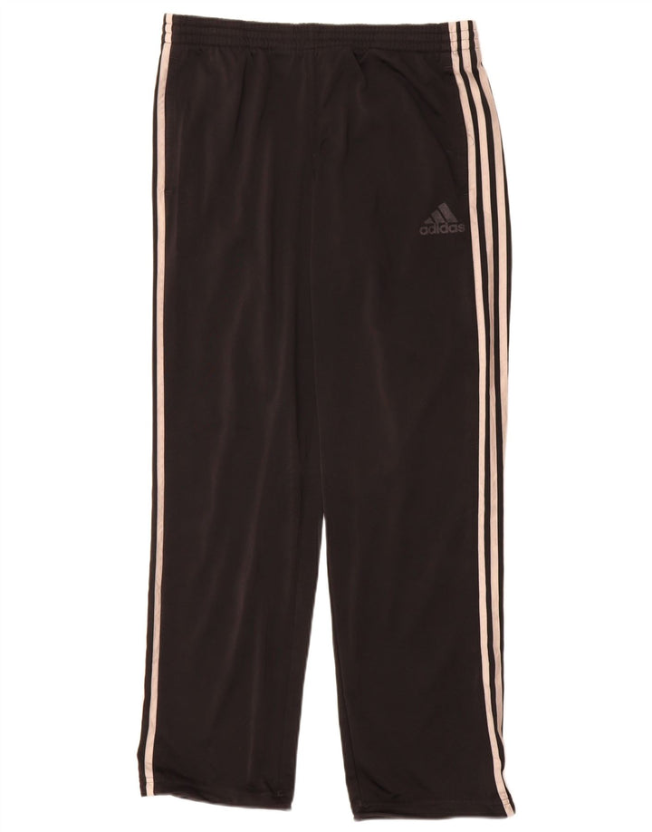 Adidas muške trenirke srednje crne poliesterske hlače