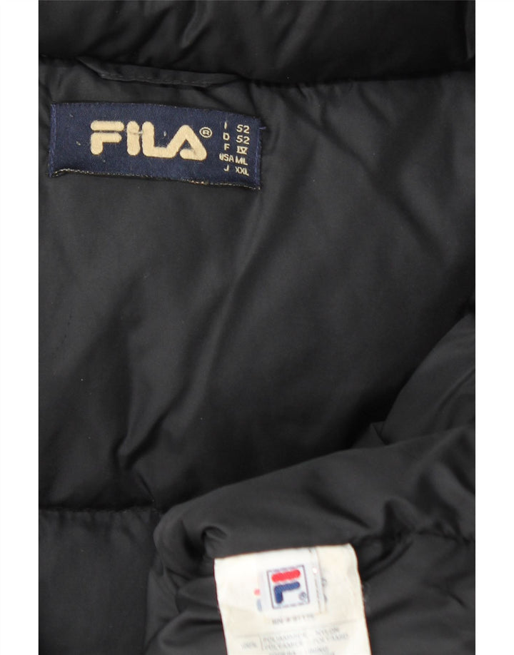 Fila muška podstavljena jakna s kapuljačom IT 52 veliki crni poliamid