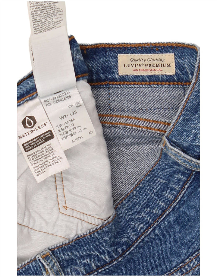 Levi's muške 501 ravne traperice W31 L28 plavi pamuk