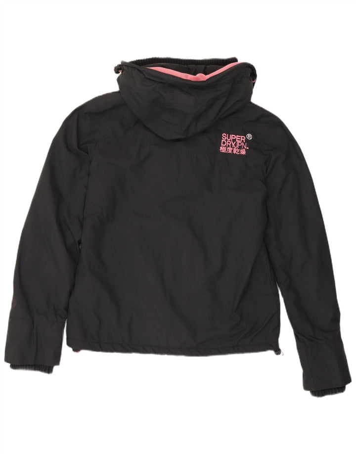 Superdry ženska jakna vjetrovka s kapuljačom UK 14 srednje siva