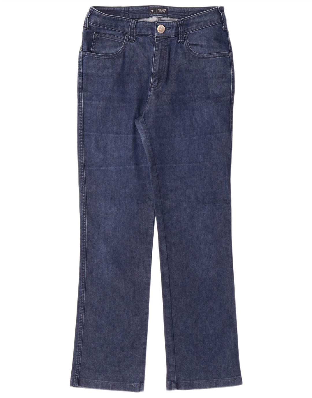 ARMANI Womens Straight Jeans W29 L27  Navy Blue Cotton